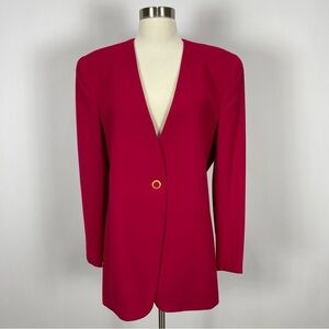 Rena Rowan for Seville Red Blazer